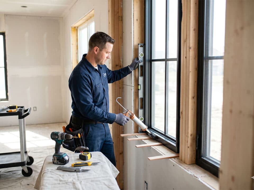 New window installed during a remodeling project