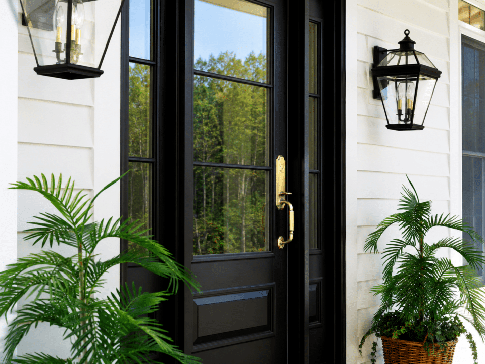 New entry door installed by Perfection Glass