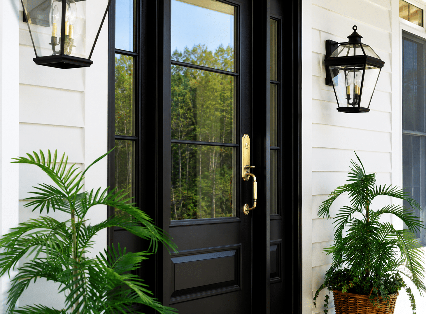 New entry door installed by Perfection Glass