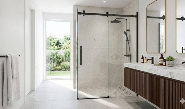 shower-enclosuers-sliding-shower-glass-door